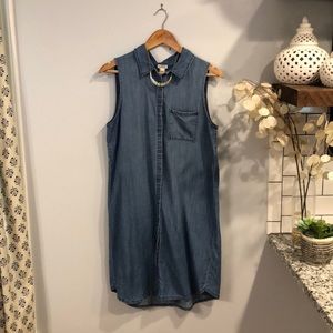 JCrew Button Down Denim Dress